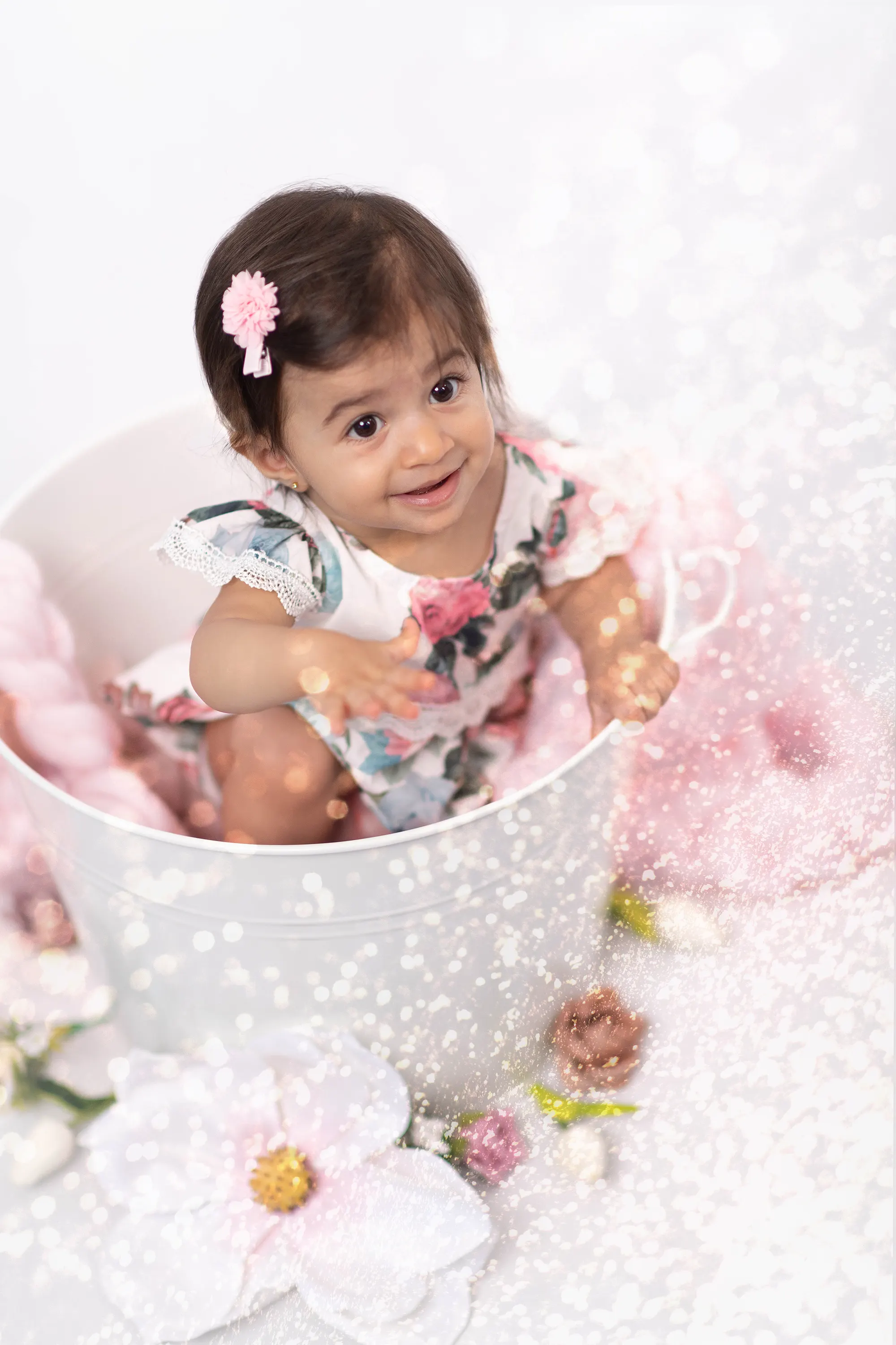 Baby's first portrait at Sky Portraits Studio, St Leonards, Sydney - newborn photography specialist