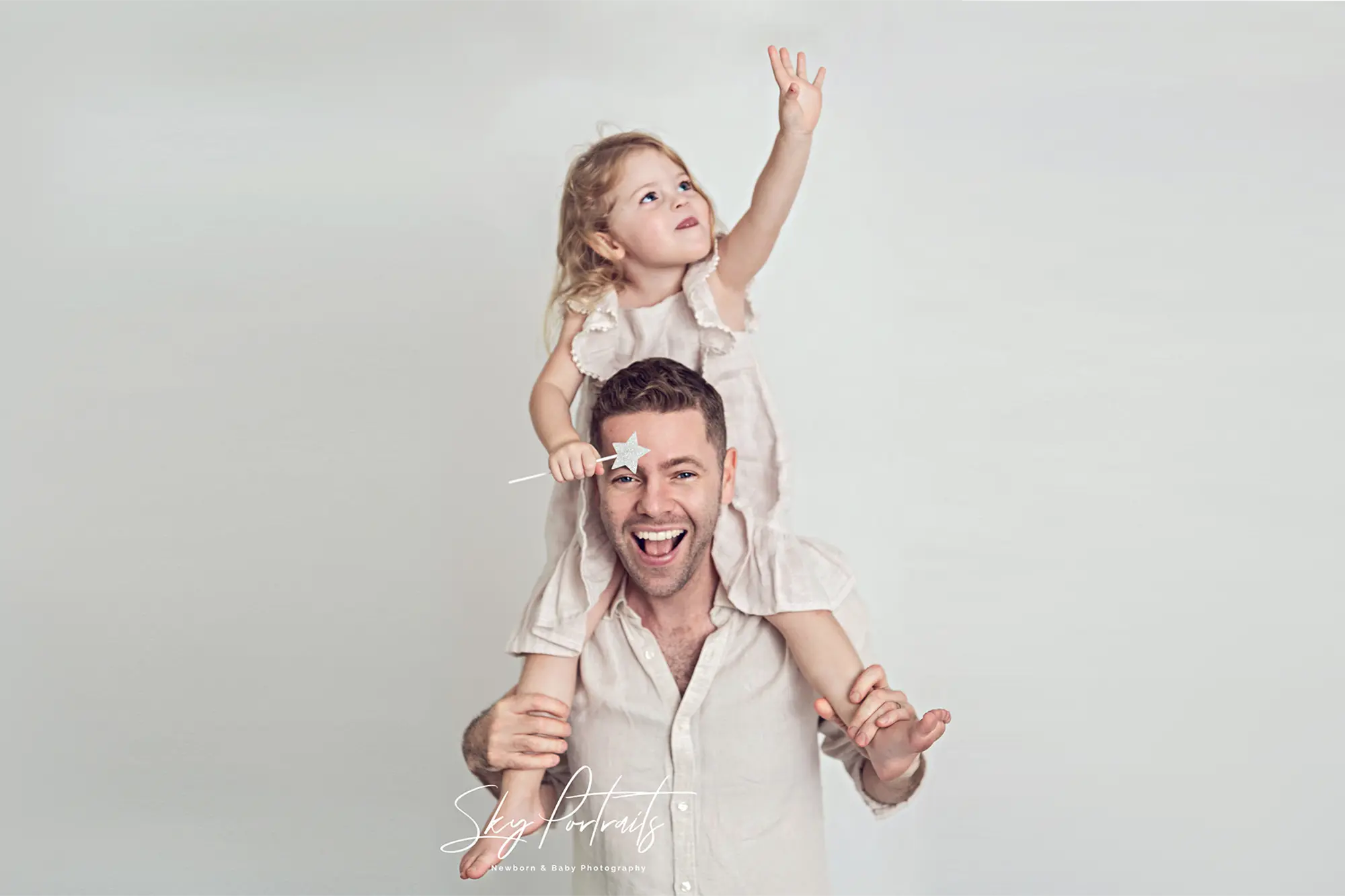 Family portrait session in themed studio at Sky Portraits, Sydney - themed family photography