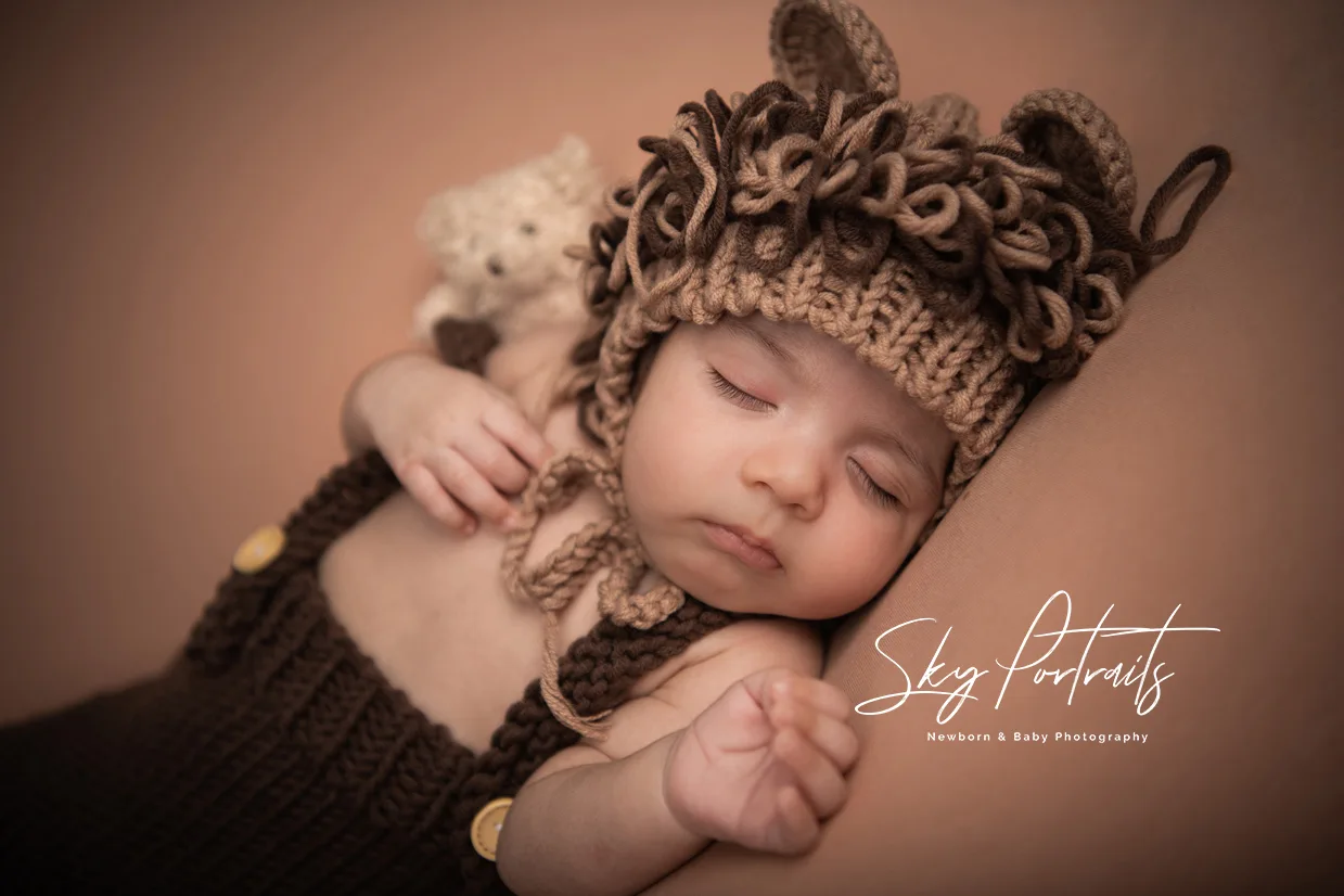 Playful newborn session with siblings at Sky Portraits Studio, North Shore, Sydney - family photography