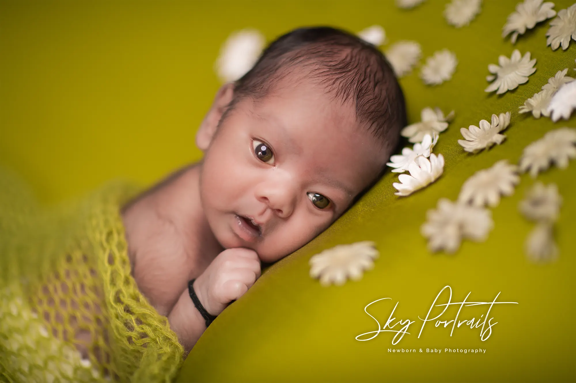 Playful newborn session with siblings at Sky Portraits Studio, North Shore, Sydney - family photography
