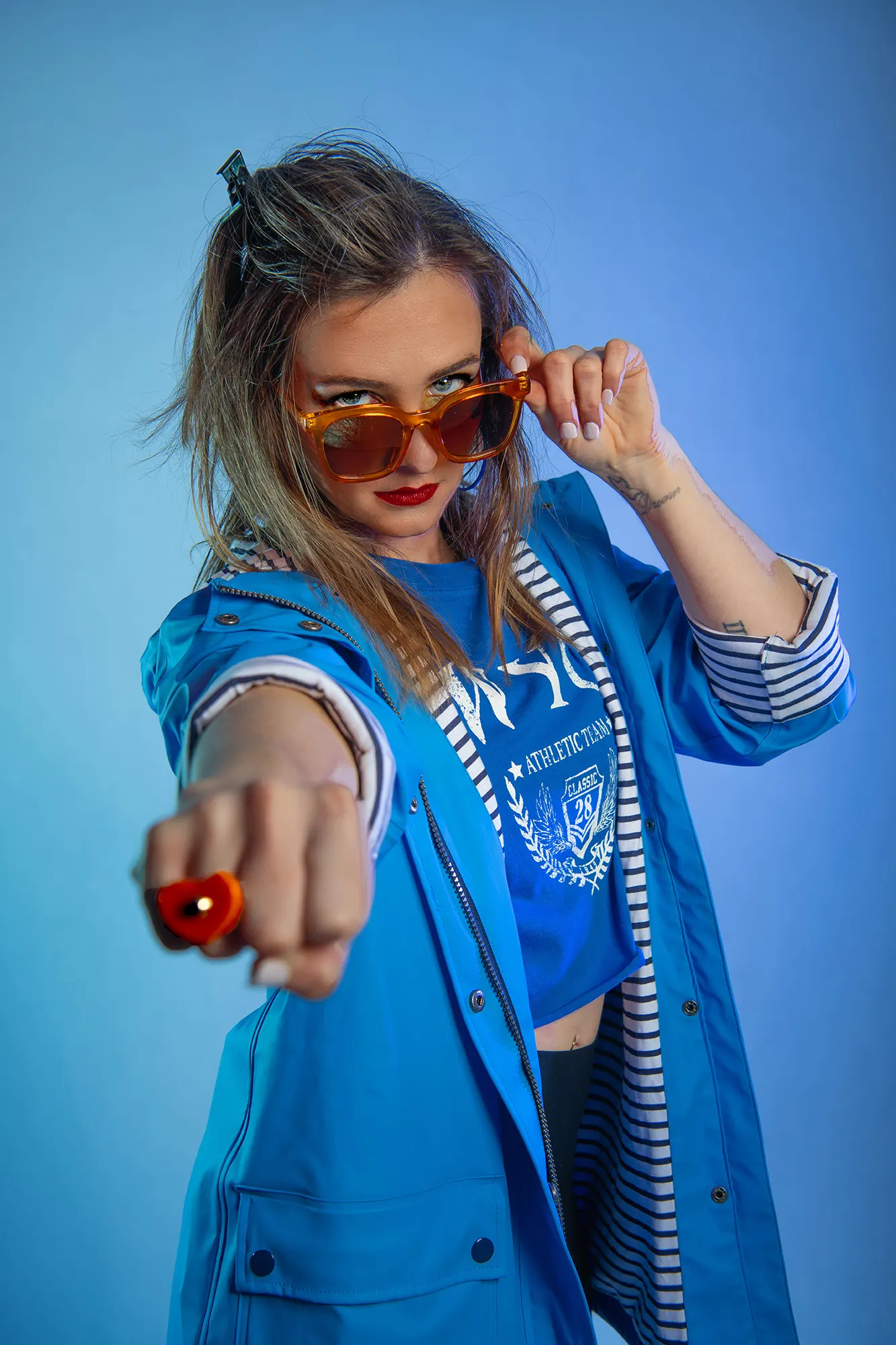 Creative artistic portrait session at Sky Portraits Studio in St Leonards, Sydney - best portrait photography