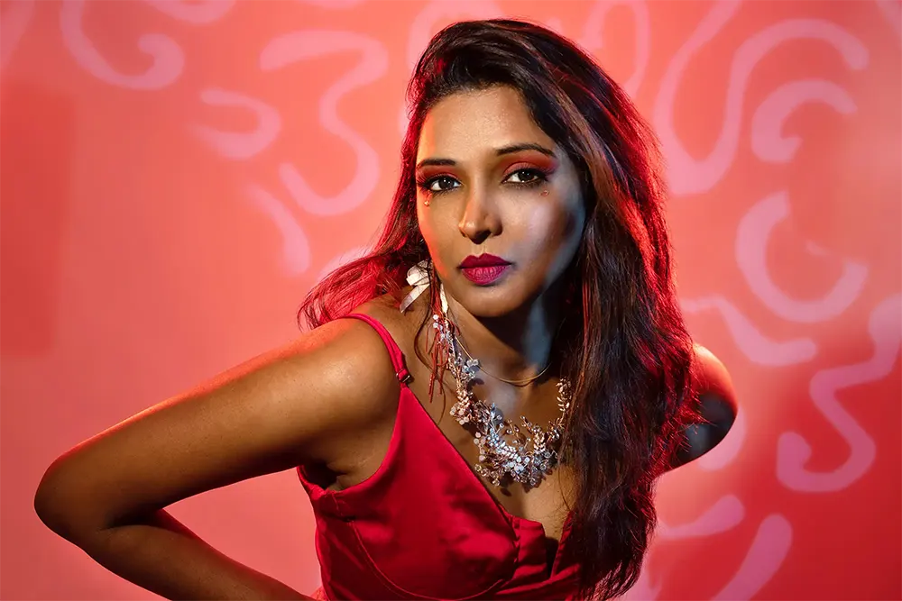 Black and white fine art studio portrait in St Leonards, Sydney - fine art photographer